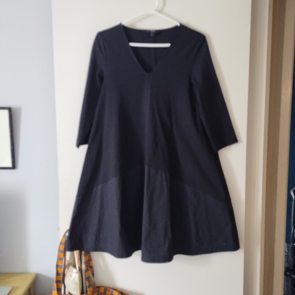 COS Black Cotton A Line Dress XS - Picture 8 of 9